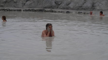 Schlammbad - wenn's hilft..