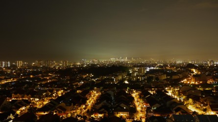 Nächtliches Singapur