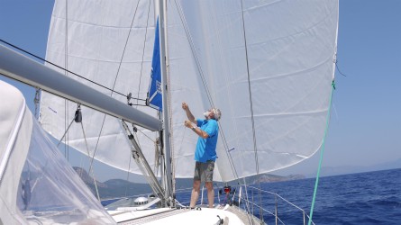 Testen des neuen Passatsegels