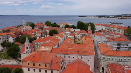 Zadar Altstadt vom Kirchturm St Anastasia