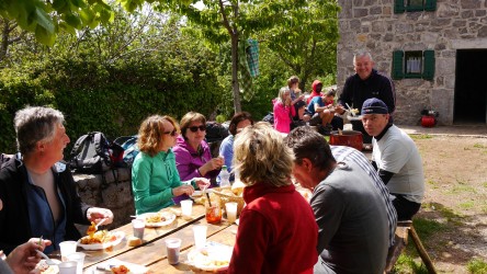 Schmausen bei Michaels Berghaus, Njive