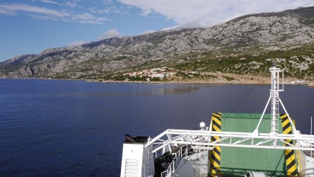 Autofähre von Pag auf's Festland