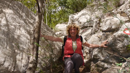 Herta beim Abstieg, Mala Paklenica