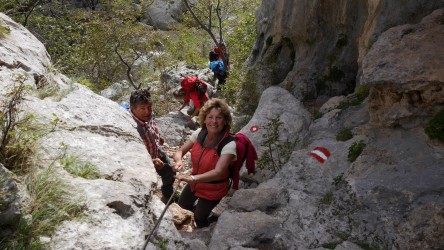 Abstieg in der Mala Paklenica