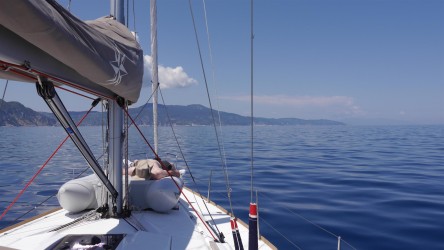 Ansteuerung Skopelos Stadt