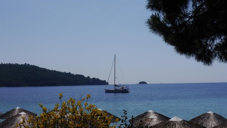 Alleine in der Koukounaries Bucht