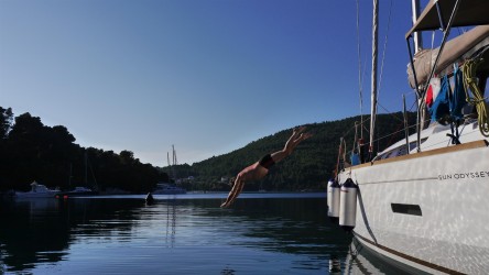 Jumping Gerald, Südbucht O. Panormos