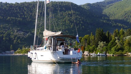 Unsere 'AirBender', Südbucht O. Panormos