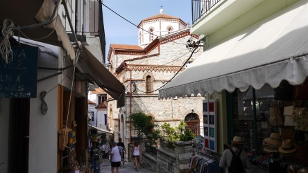 Stadtbummel in Skopelos