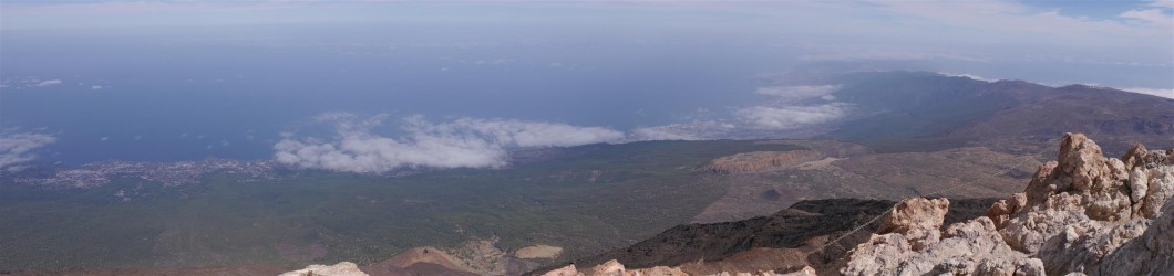 Gipfelpanorama vom Pico del Teide