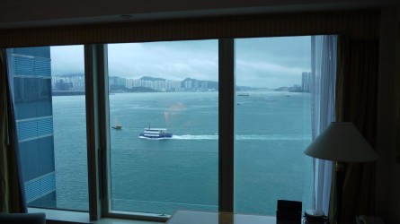 Ausblick von unserem Hotelfenster