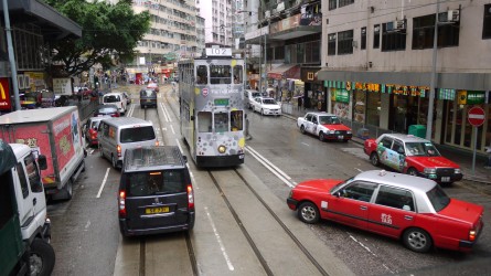 Doppeldecker-Trams, Causeway Bay