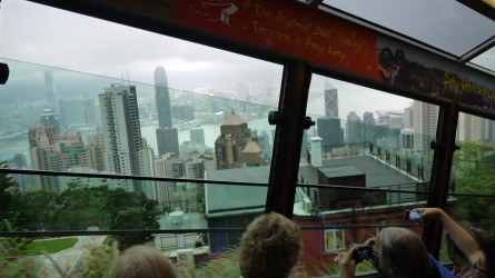 Fahrt mit der Peak Tram