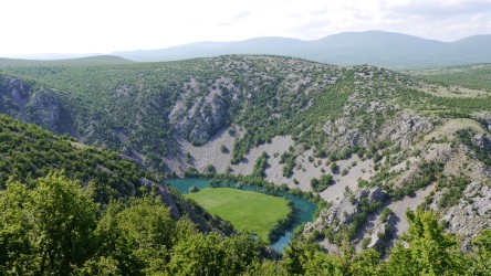 Abstieg zum Krupa Fluss