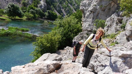 Wanderung entlang der Krupa