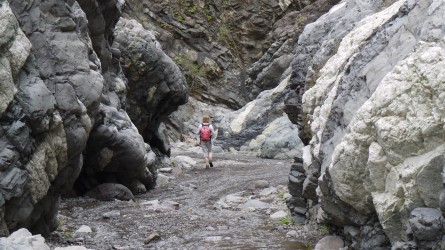 Wanderung entlang Barranco de Las Angustias