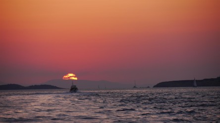 Sonnenuntergang, Kap Sounion