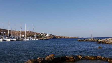 Steinpool mit Thermalwasser, Loutra