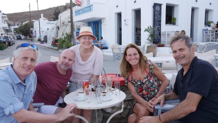 Angekommen. Chris, Udo, Anna, Regina, Gerald