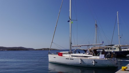 Unsere Yacht 'GAIA', Marina Finikas, Syros