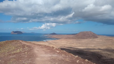 Wanderung am Montaña Amarilla, La Graciosa