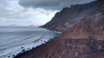Steilküste hinter Playa de Famara