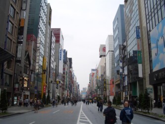 Ginza am Sonntag