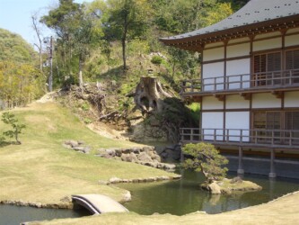 Zen-Garten mit Teich