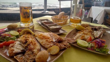 Mittag am Meer, Morro Jable