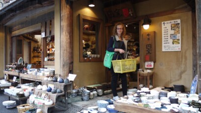 Mit Sandra im Pottery Shop