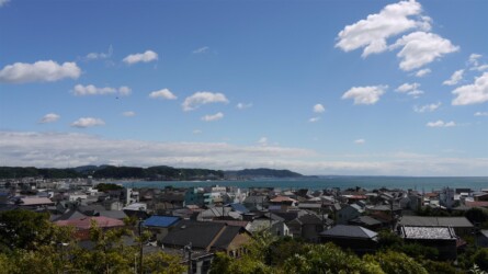 Blick auf Kamakura