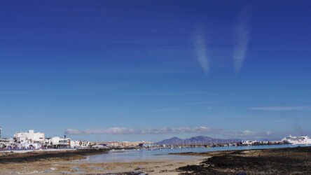 Corralejo, Blick auf Lanzarote