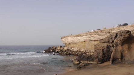 Playa Viejo Rey, La Pared
