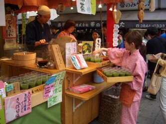 Verkaufsstand für Leckereien