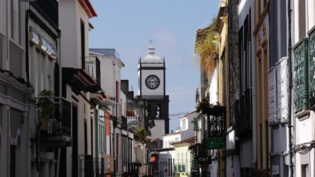 In der Altstadt von Ponta Delgada