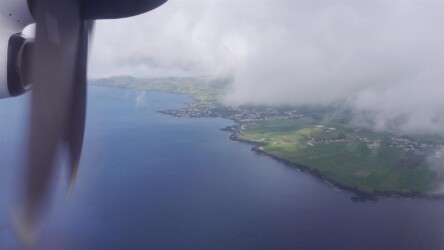 Landeanflug Terceira
