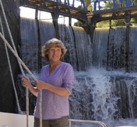 Schleusung in der Écluse de Jouarres