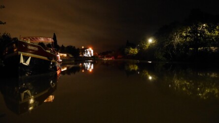 Nachtstimmung am Liegeplatz