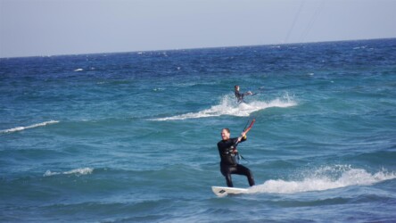 unsere Kiter in Action