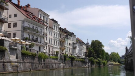 Am Ljubljanica Fluss