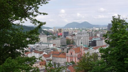 Ausblick auf Ljubljana