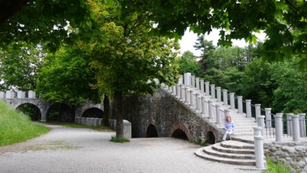 Grajski grič - Park am Schlosshügel