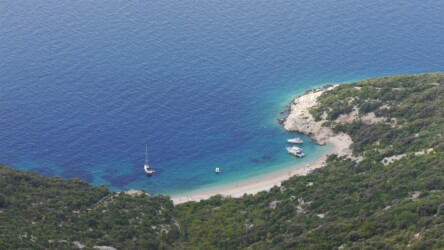 Badestrand Sv. Ivan unterhalb Lubenice