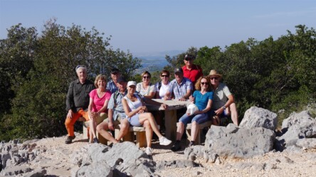 Die fleißigen Wanderer unterwegs, Vraner See