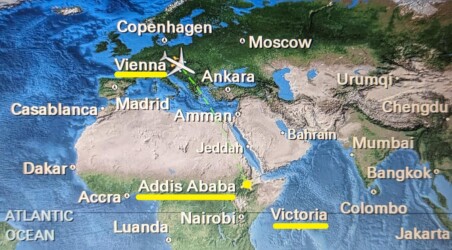 Wien - Addis Abeba - Mahé