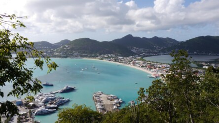 Pelican Peak, Blick auf Philipsburg