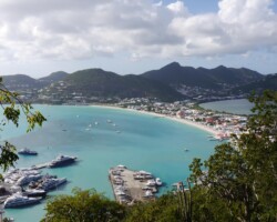 Pelican Peak, Blick auf Philipsburg