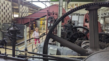 Alte Zuckerrohr-Maschinen