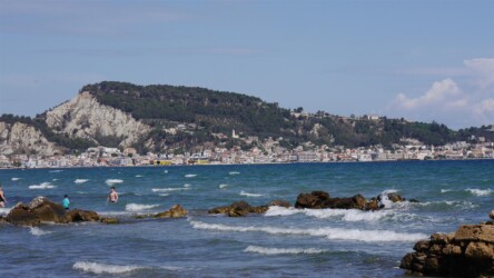 Blick auf Zakynthos Stadt