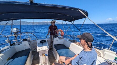 vor Zakynthos südwärts